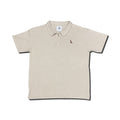 Cream Waffle Polo