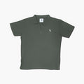 Olive Green Waffle Polo